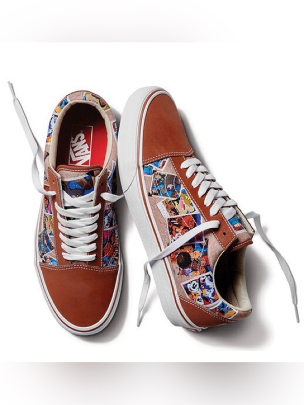 Vans x Disney 100th Old Skool 'Scrapbook' Sneakers | Size women’s 10, Men’s 8.5